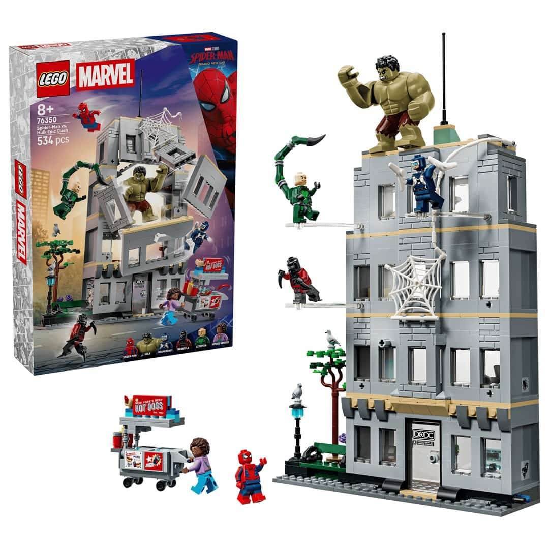 LEGO Marvel Super Heroes 76350 - Zestaw konstrukcyjny: Spider-Man vs. Hulk (Outlet)
