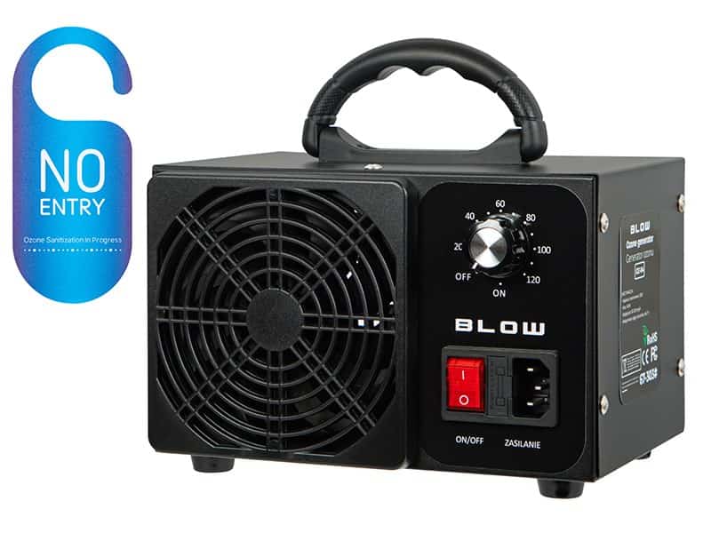 Generator ozonu BLOW OZ-04 czarny ozonator 60 000 mg/h 140W