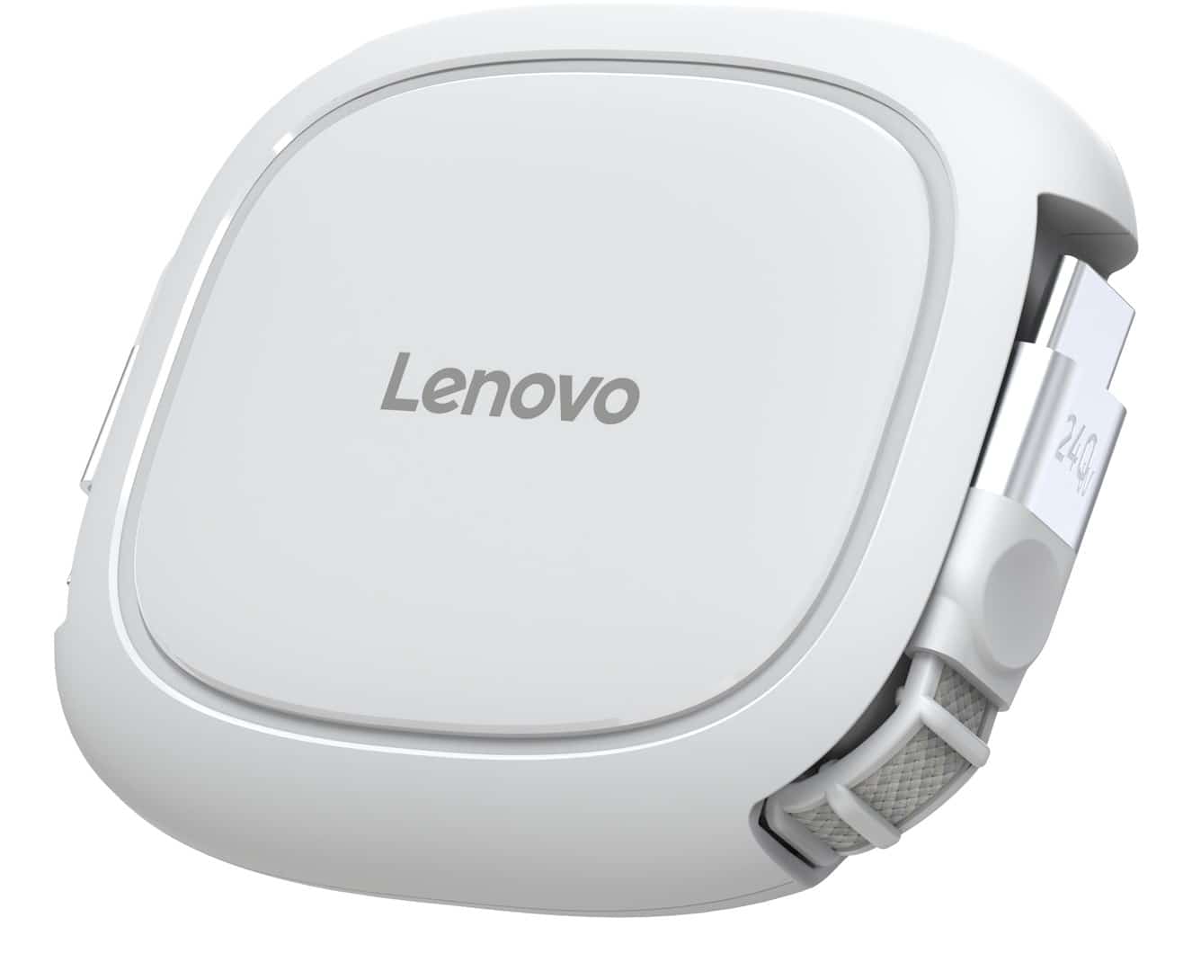 Kabel zwijany Lenovo GX91V57059 240W USB-C biały