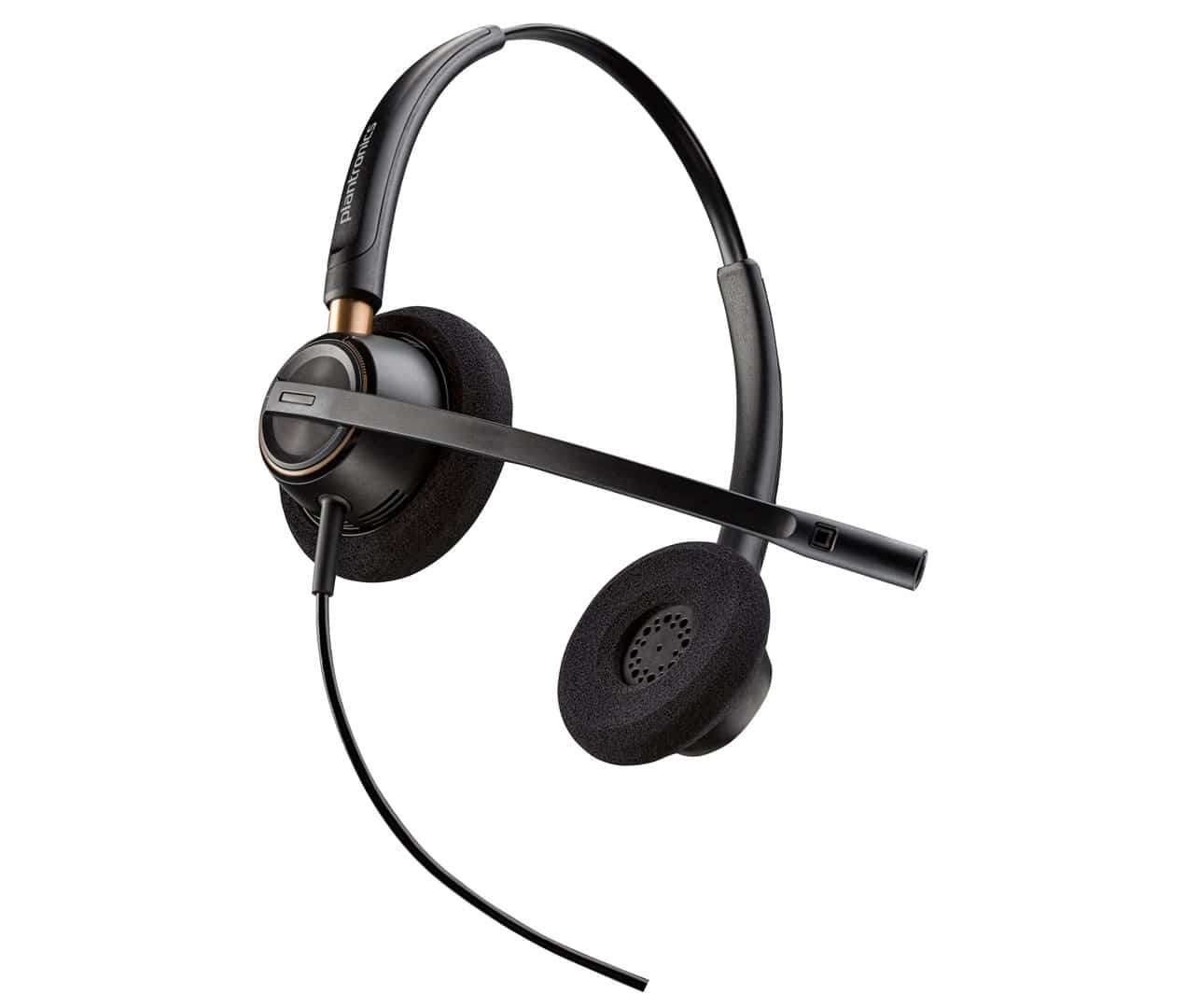 Słuchawki Poly EncorePro HW520 Binaural Wired Headset, Quick Disconnect, Black