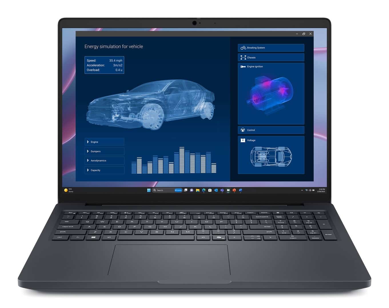 Dell Pro Max 16 MC16255 Ryzen AI 5 PRO 340 16.0"FHD+ IPS 300nits Matt 16GB LPDDR5X SSD256 Radeon 840M Cam 2,0 Mpix W11Pro 3Y Pro Support