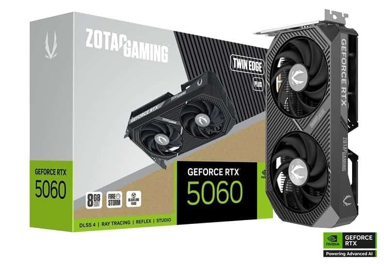 Karta graficzna ZOTAC GAMING GeForce RTX 5060 Twin Edge PLUS