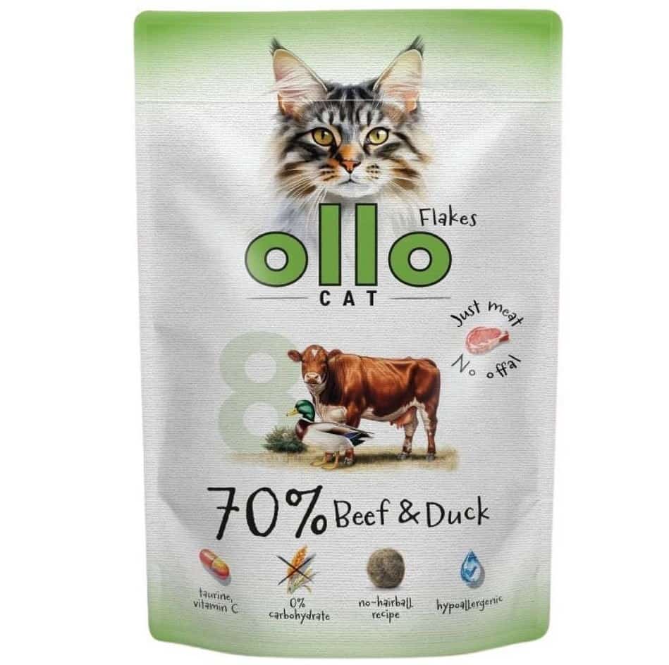 Ollo saszetka nr 8 kot Wołowina Kaczka 85 g