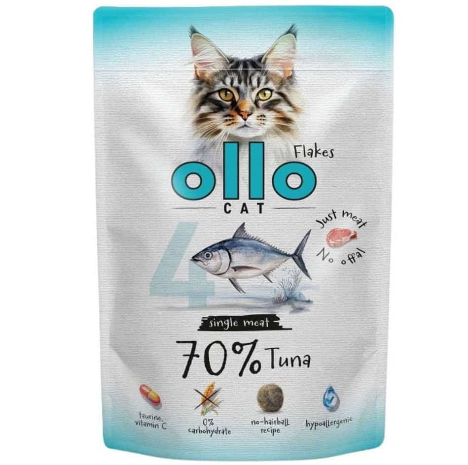 Ollo saszetka nr 4 kot Tuńczyk 85 g