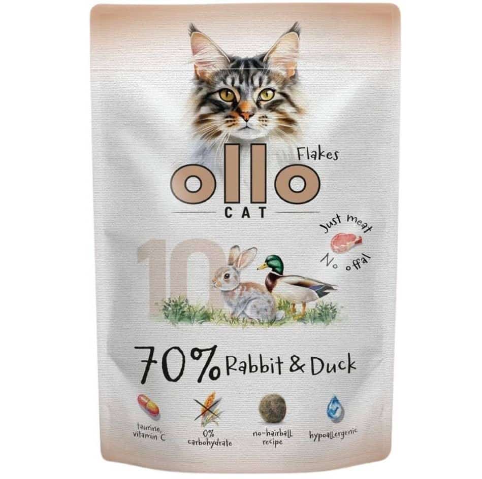 Ollo saszetka nr 10 kot Królik Kaczka 85 g
