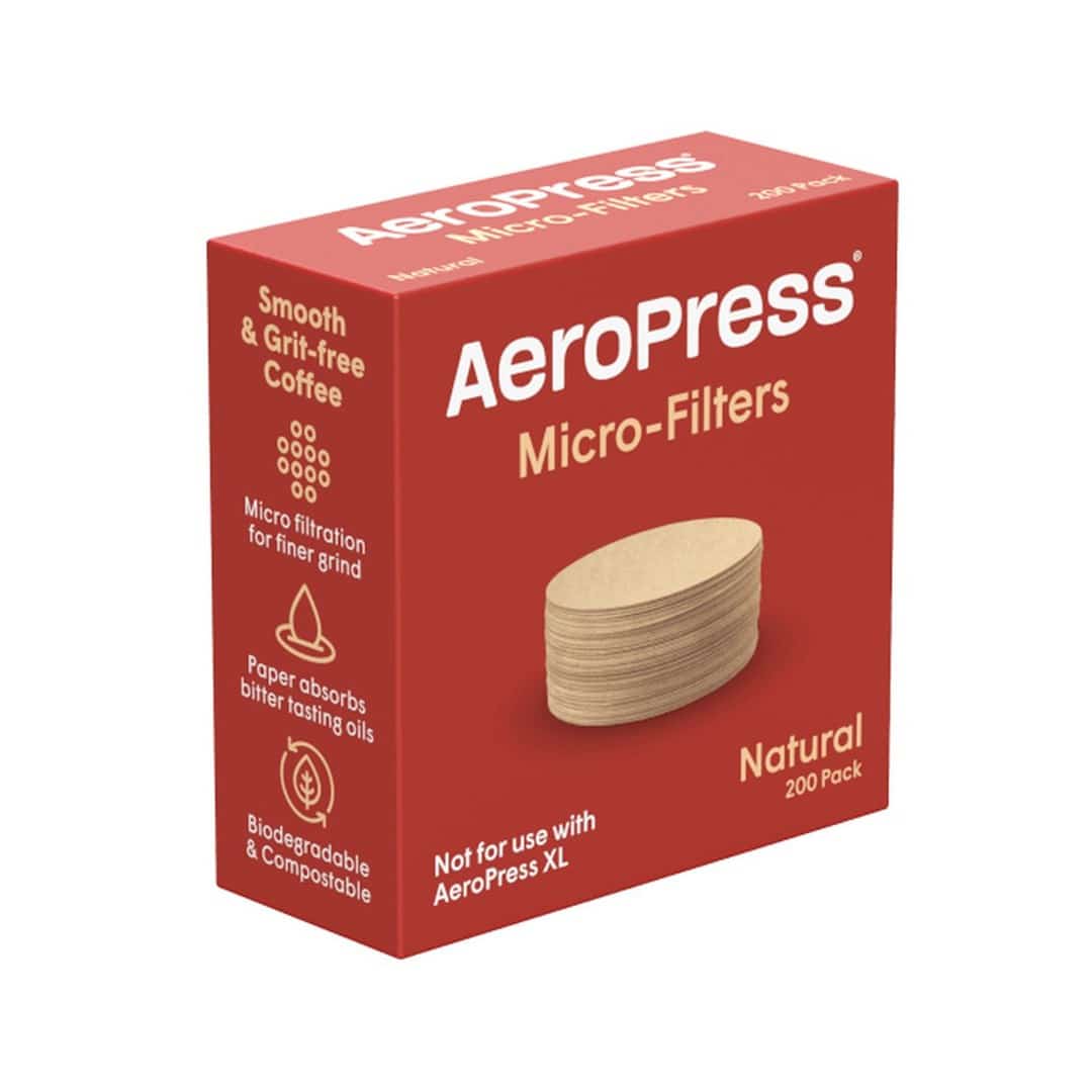 Filtry do kawy Aeropress papierowe natural 200szt