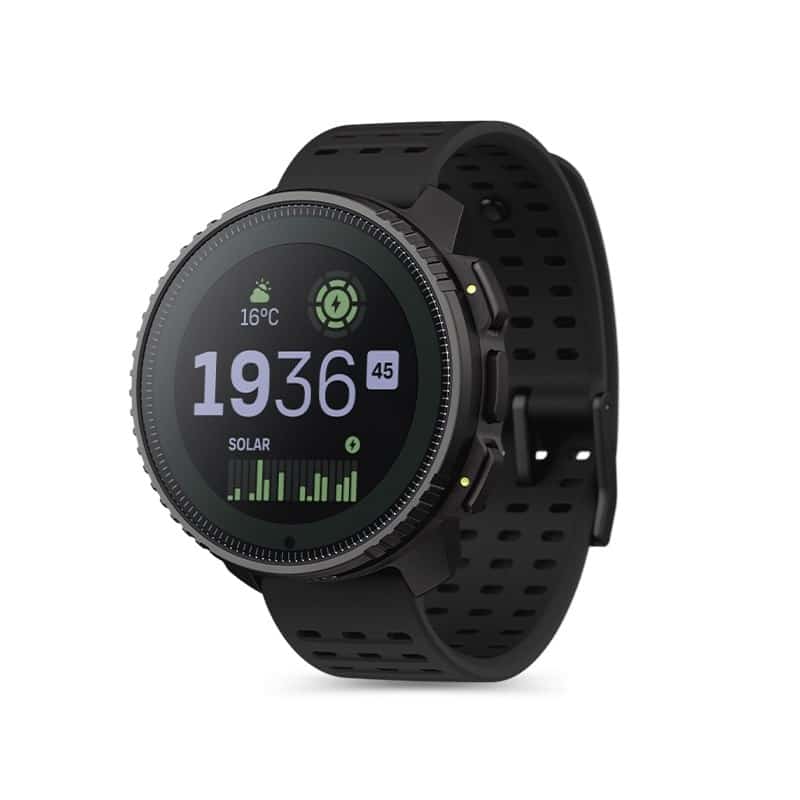 Zegarek sportowy Suunto Vertical Solar All Black 49mm Czarny