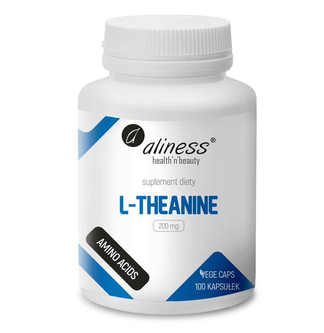 Aliness L-Teanina 200 mg x 100 kapsułek wegańskich