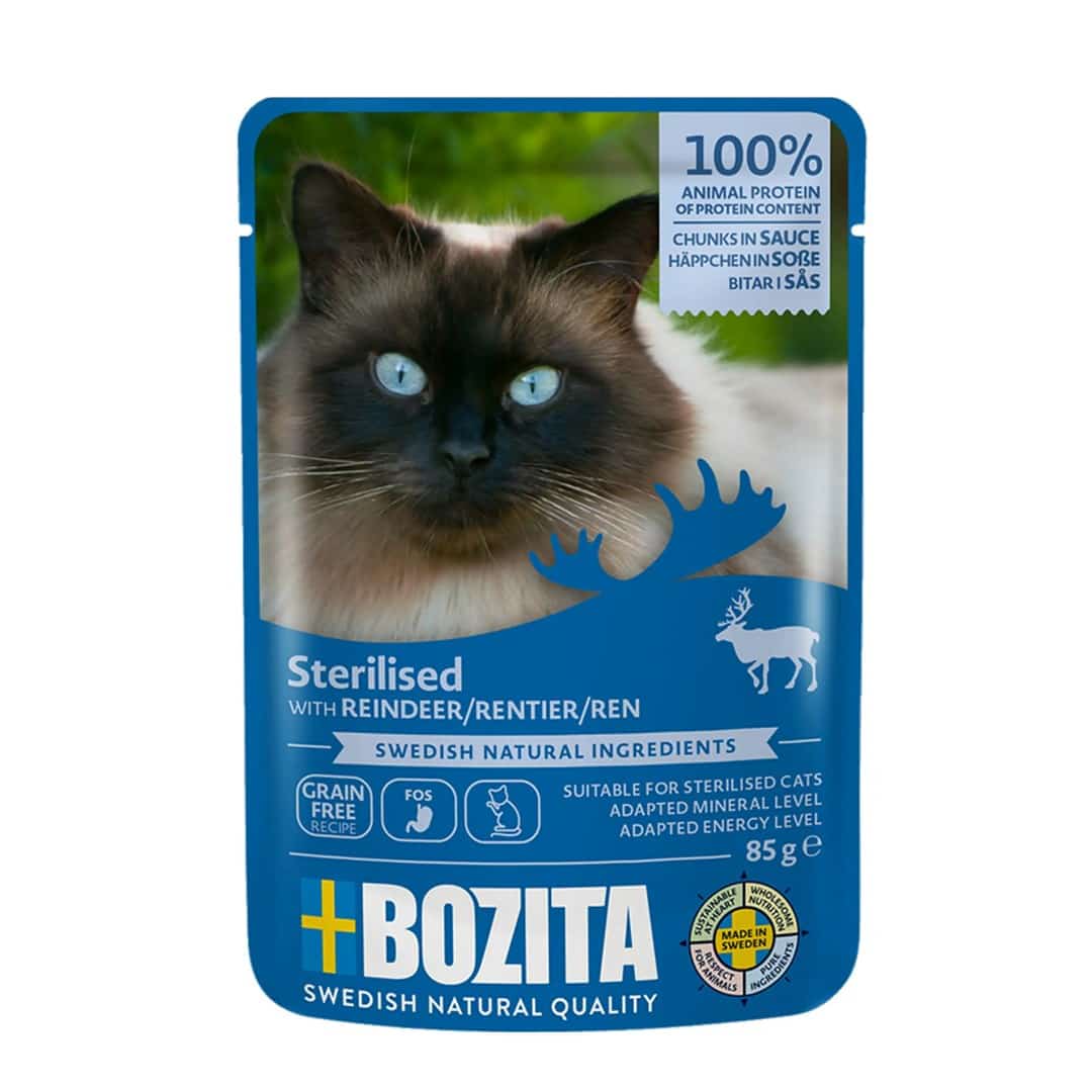 Bozita Pouch Sterilised HiS Reindeer 85g
