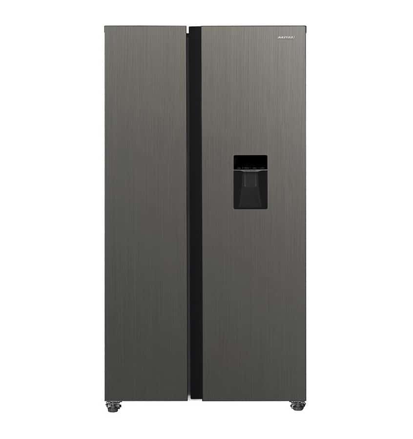 Lodówka Side by Side Total No Frost MPM-439-SBS-15/ND, stalowa inox, wys. 177cm