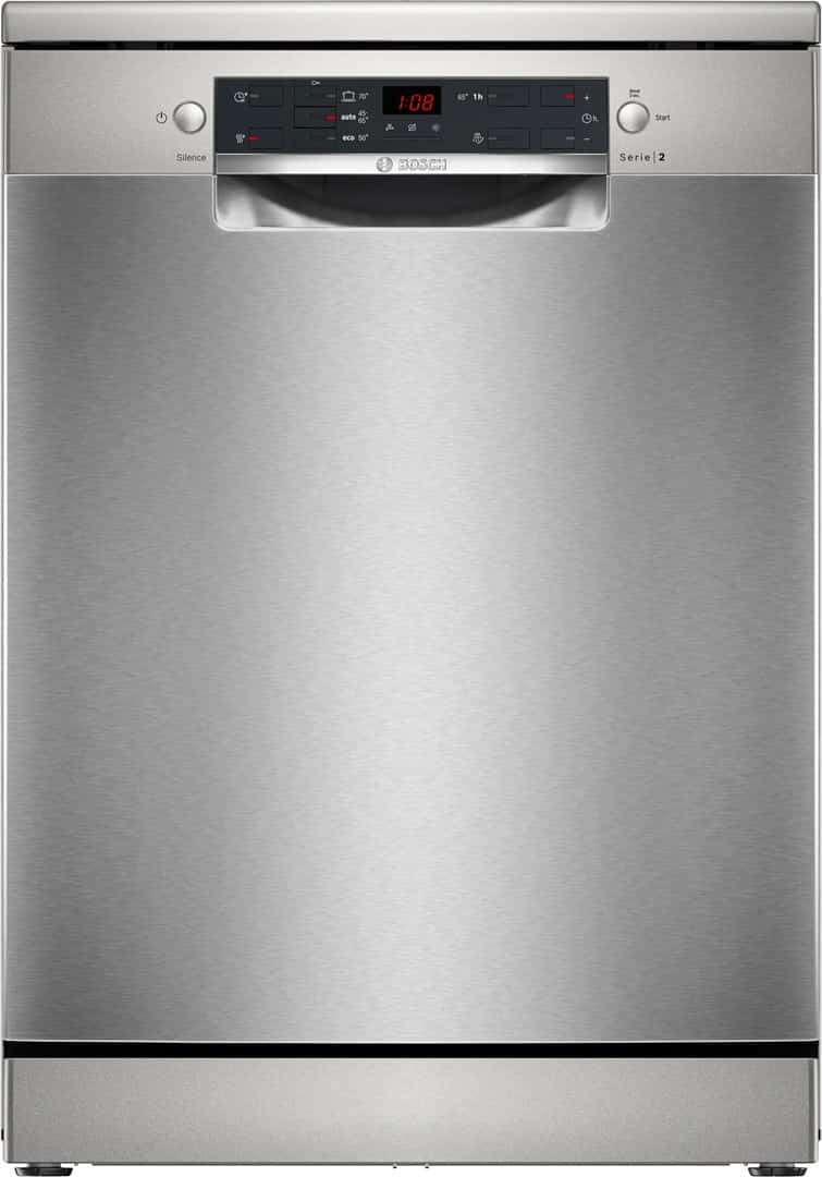 Zmywarka wolnostojąca 60 cm BOSCH SMS25GI09F Serie 2 | klasa A | 12 kpl | HygienePlus | AquaStop | inox (OUTLET)