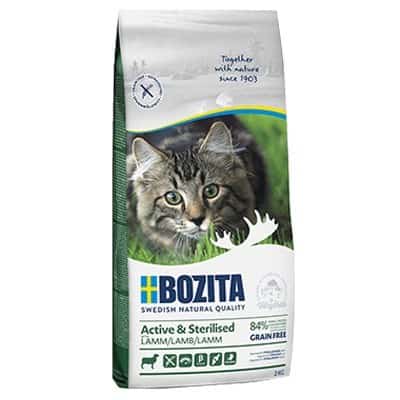 BOZITA Active & Sterilised Grain free Lamb - sucha karma dla kotów wychodzących po sterylizacji - 2kg (WYPRZEDAŻ)