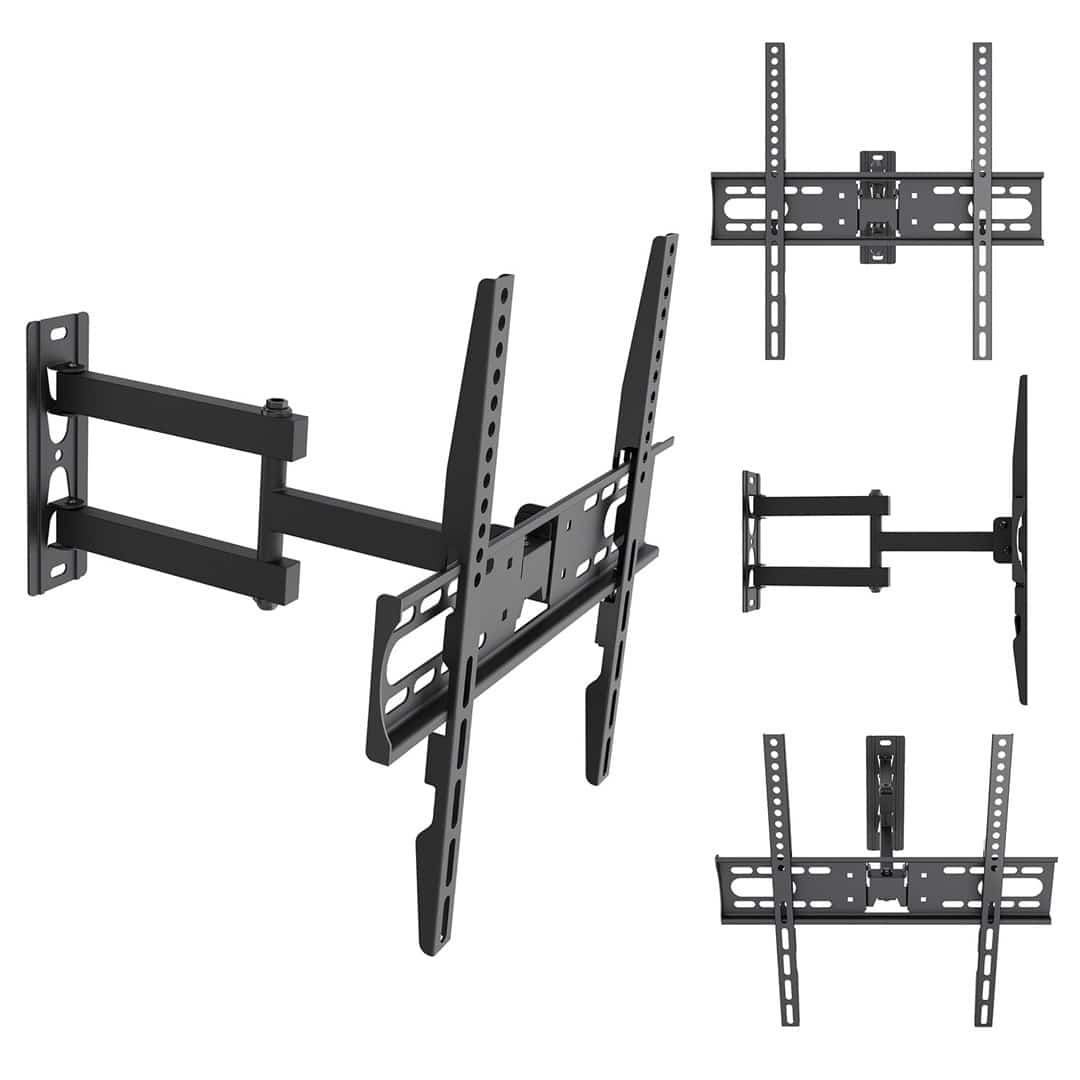 MACLEAN UCHWYT WIESZAK DO TV 32-55'' UCHWYT / WIESZAK DO TV MACLEAN, MAX VESA 400X400, 32-55", DO 30KG, CZARNY, REG. POCHYŁU