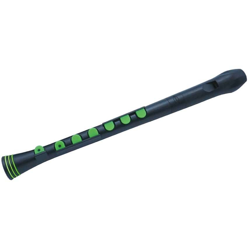 NUVO Recorder + czarno-zielony - Flet prosty sopranowy
