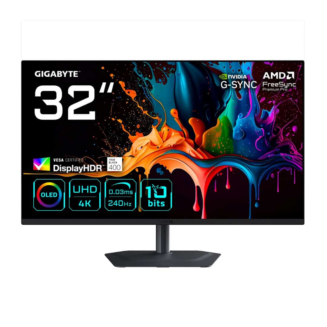 MONITOR GIGABYTE QD-OLED 31,5" MO32U2 240Hz