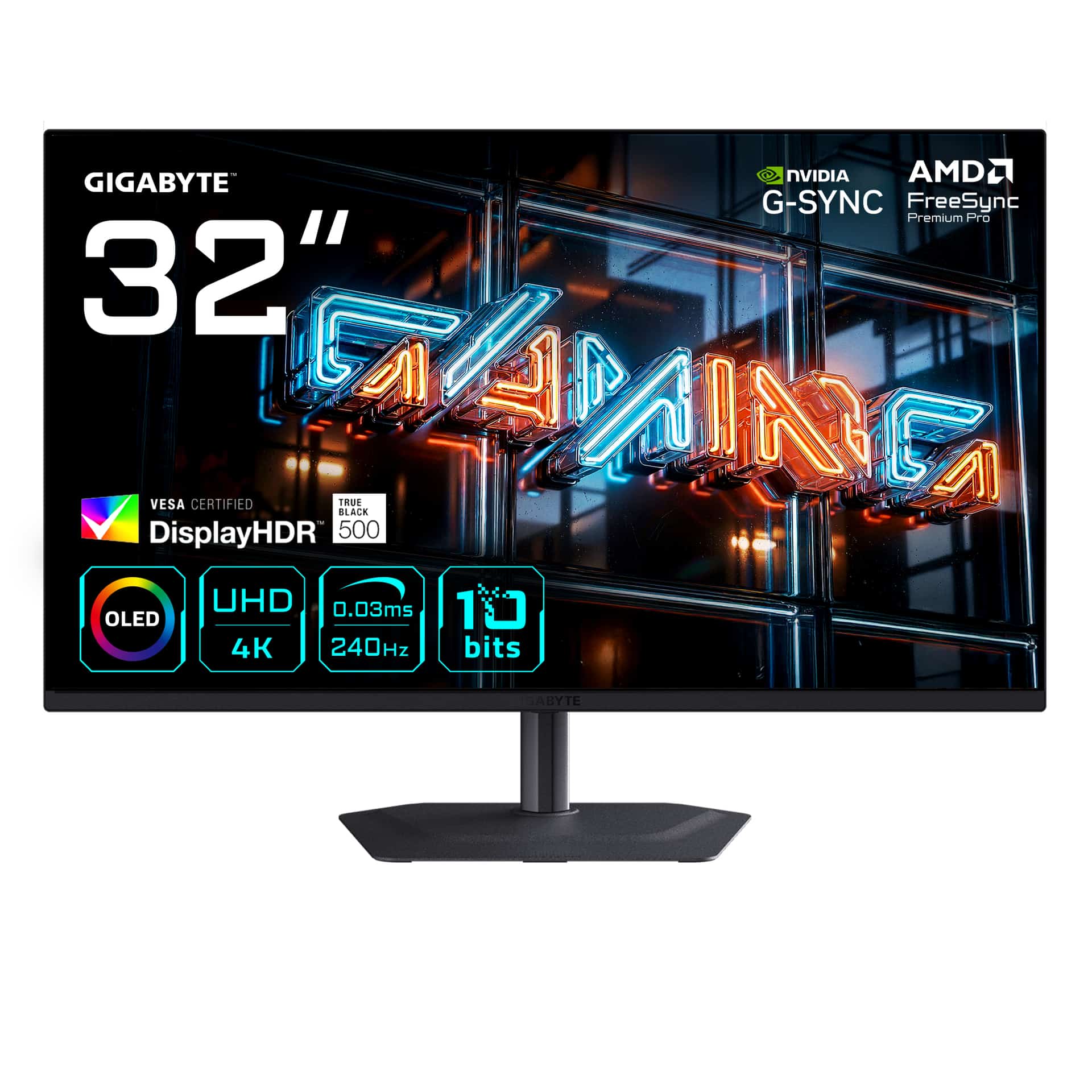 MONITOR GIGABYTE QD-OLED 31,5" MO32U24 240Hz
