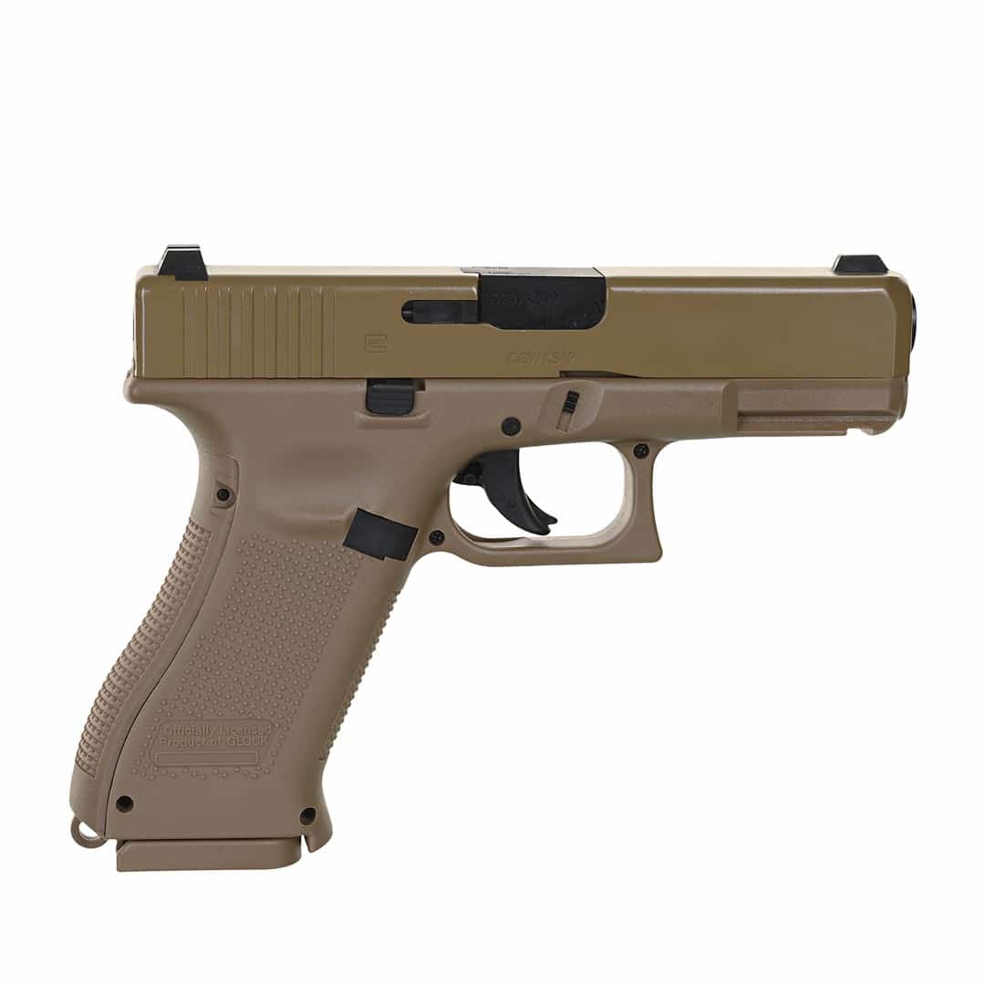 Pistolet wiatrówka Glock 19X 4,5 mm coyote BB CO2 (WYPRZEDAŻ)