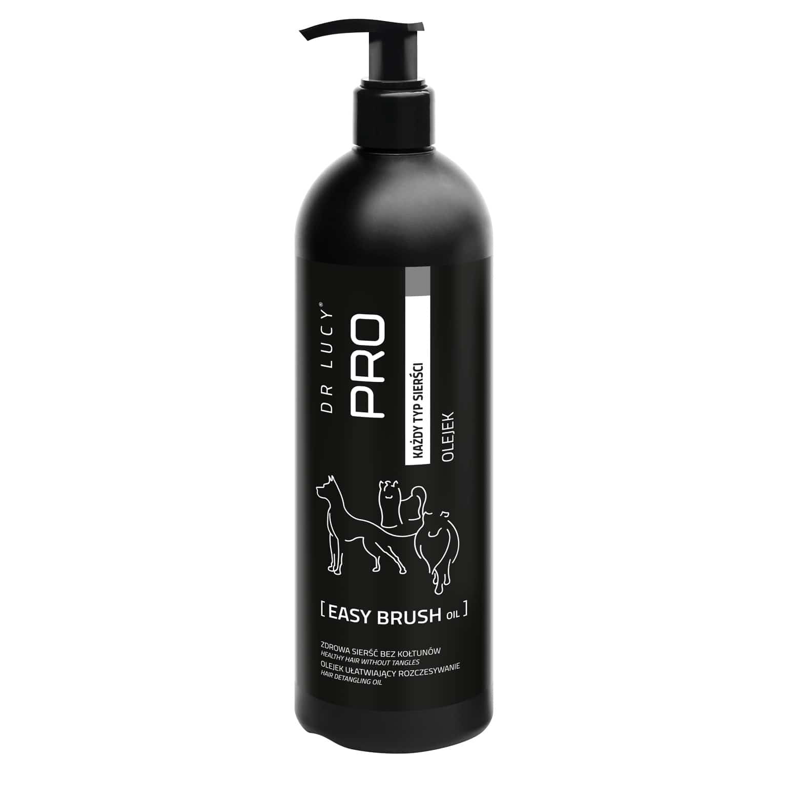 Olejek pielęgnacyjny DR LUCY PRO EASY BRUSH 0,5 L - dla psów i kotów
