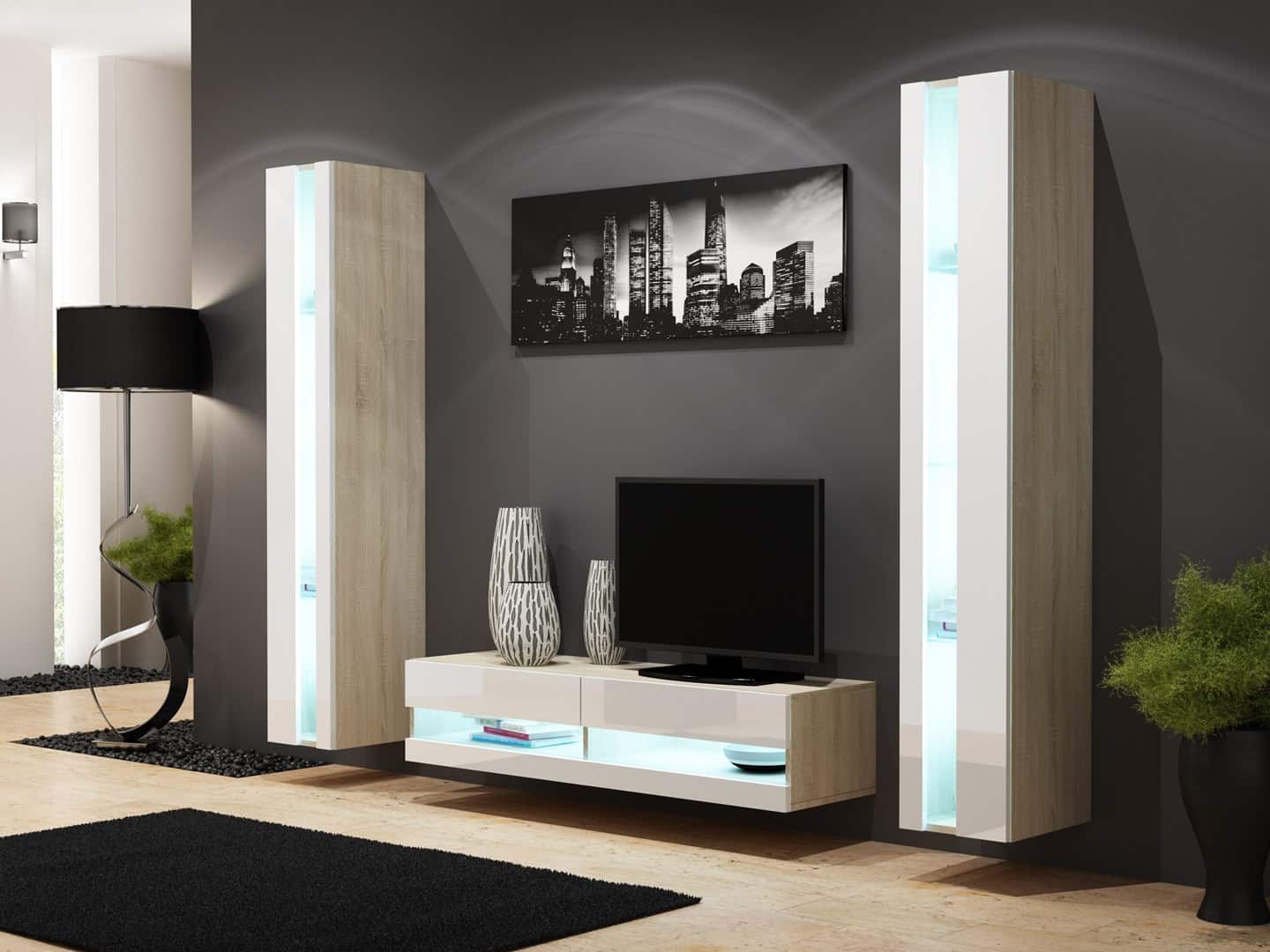 Zestaw VIGO NEW 12 sonoma/biały połysk — zdjęcie 1 z 3