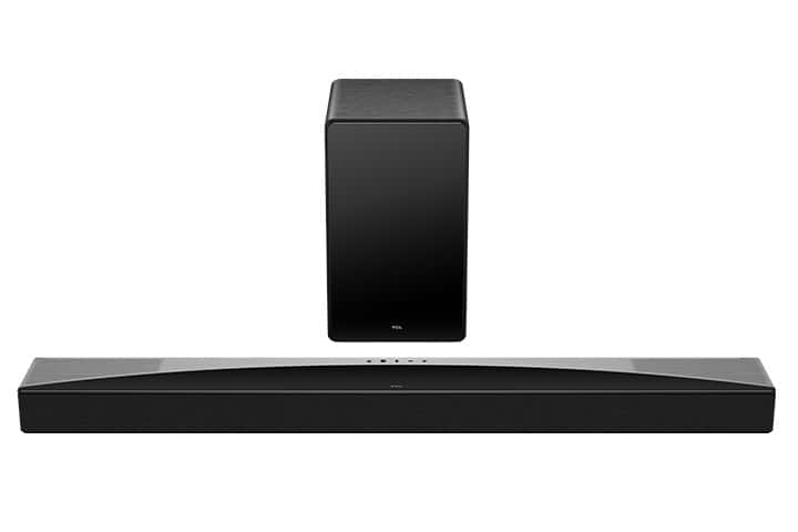 Soundbar TCL Q75HE 5.1.2 kan. 620W Bluetooth 5.3 Dolby Vision Tytanowy — zdjęcie 1 z 8