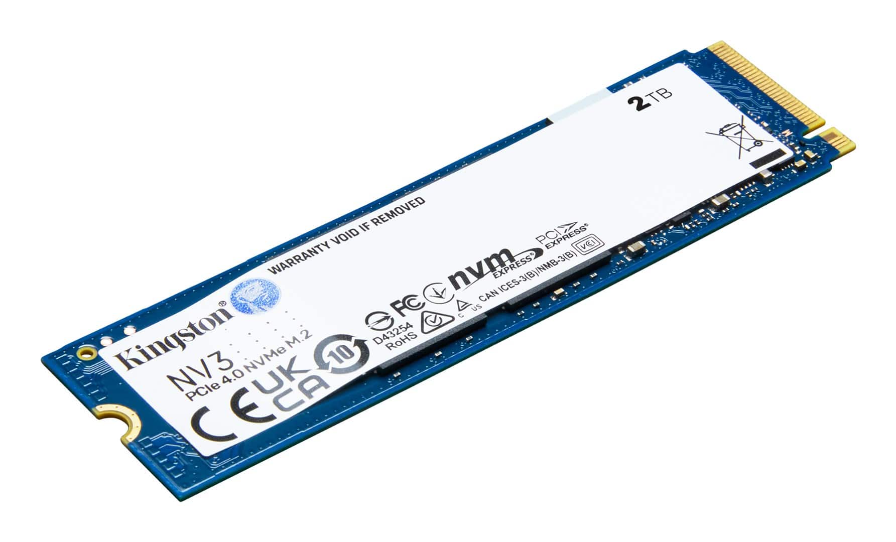 Kingston DYSK SSD 2000G NV3 M.2 2280 PCIe 4.0 NVMe — zdjęcie 1 z 8