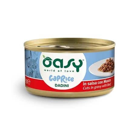Oasy Caprice Cuts in gravy with Beef 85gr