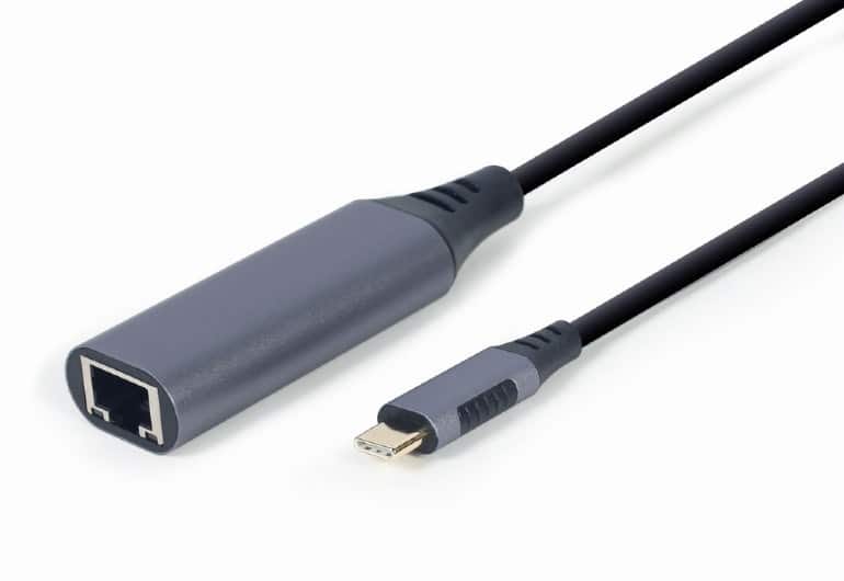 GEMBIRD ADAPTER USB-C -> LAN RJ-45 1GB NA KABLU — zdjęcie 1 z 6