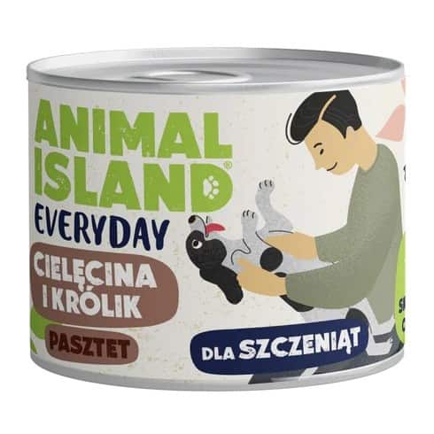 ANIMAL ISLAND Everyday cielęcina i królik 185g