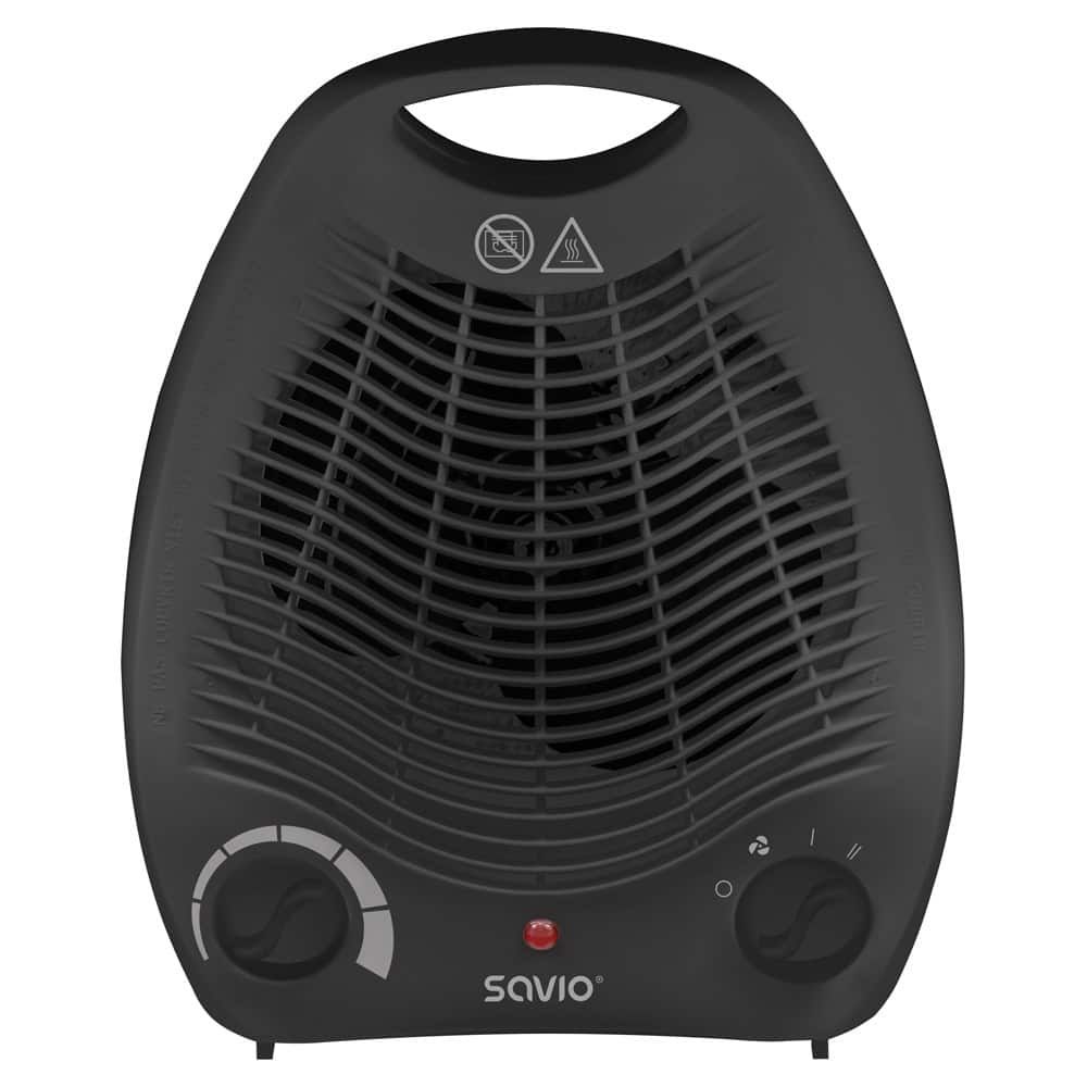 SAVIO TERMOWENTYLATOR 2000 W AD-02/B CZARNY — zdjęcie 1 z 6