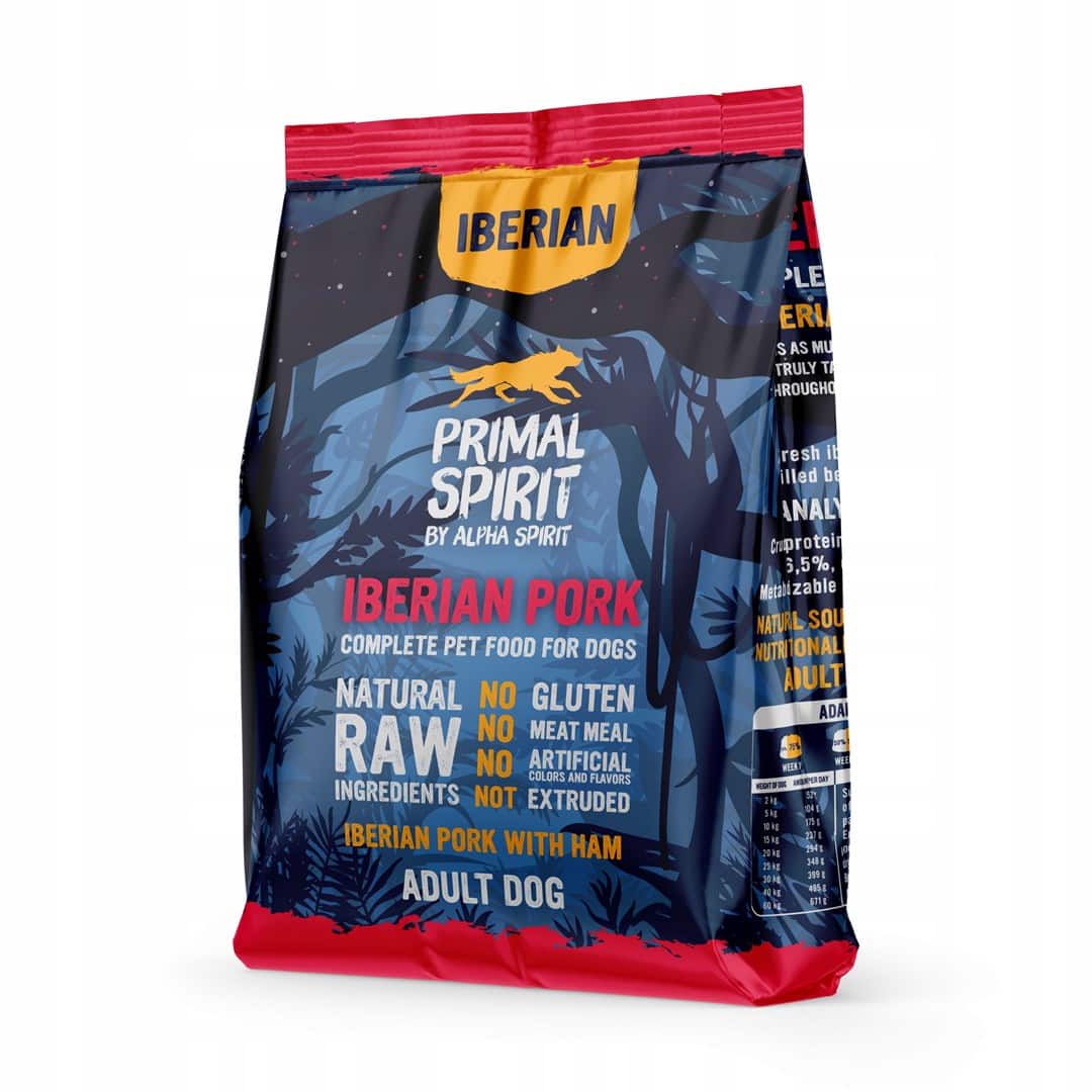 Primal Spirit Iberian 70% wieprz/szynka dla psa 1kg — zdjęcie 1 z 2