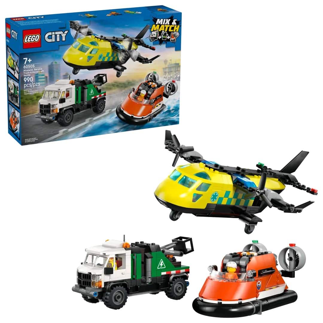 LEGO City 60505 - Zestaw z samolotem i ciężarówką — zdjęcie 1 z 8