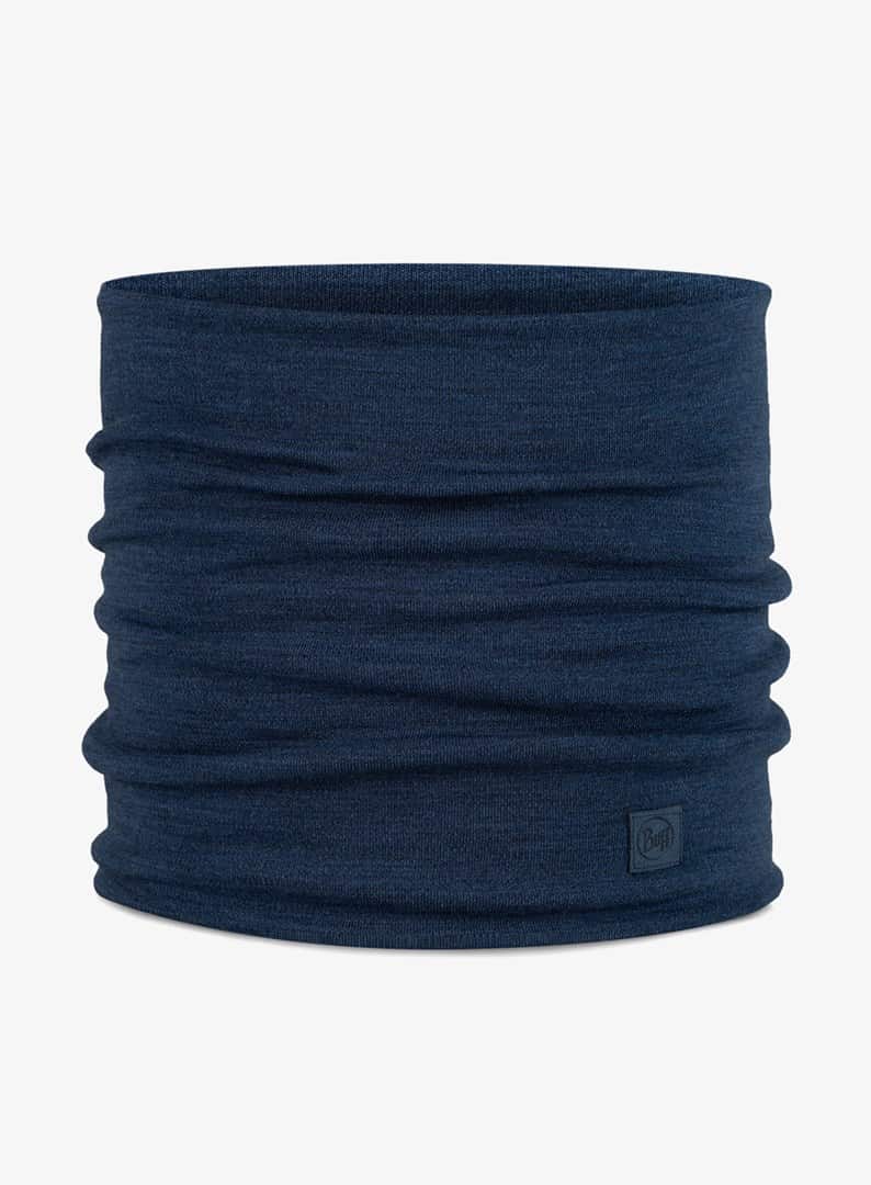Bandana BUFF MERINO HEAVYWEIGHT NECK WARMER SOLID NIGHT BLUE — zdjęcie 1 z 3