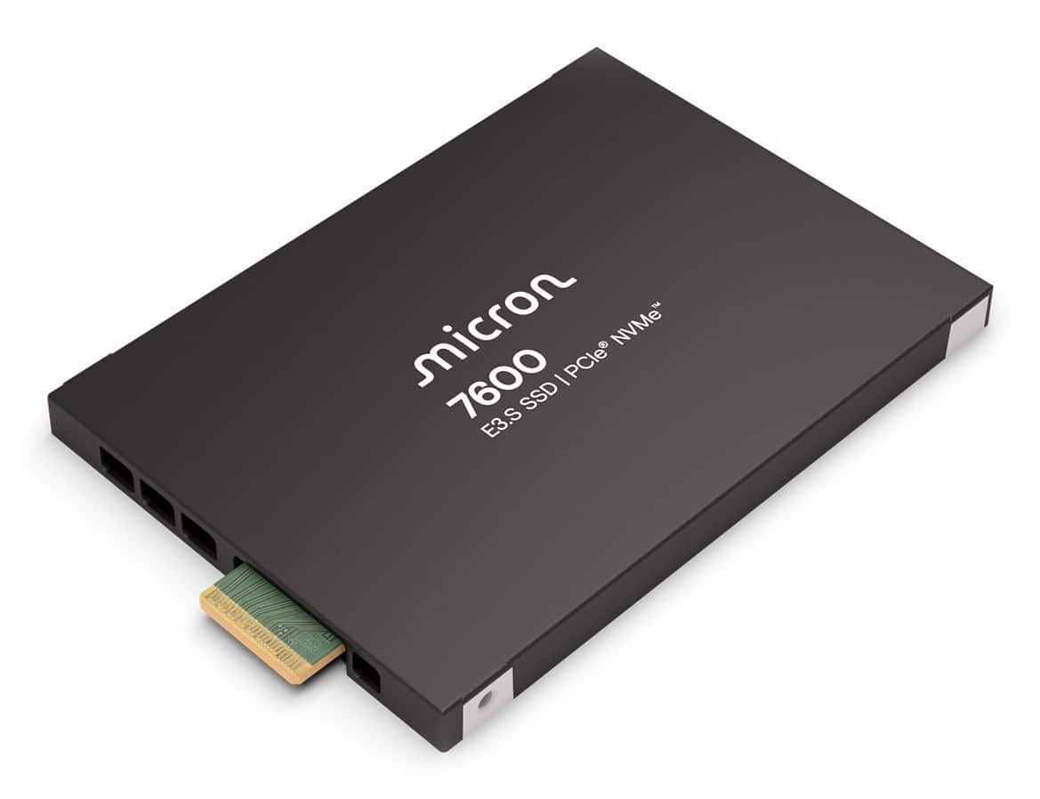 Dysk SSD Micron 7600 MAX 3.2TB U.2 (15mm NVMe Gen5 MTFDLAL3T2THS-1BP1DFCYYR (DWPD 3) TCG — zdjęcie 1 z 2