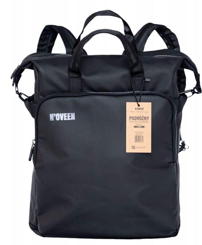 Plecak podróżny kabinowy NOVEEN CTB300, 40x50x16cm, czarny — zdjęcie 1 z 8
