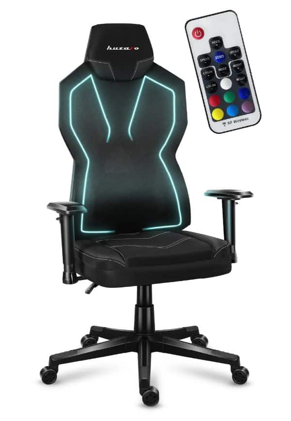 Fotel gamingowy Huzaro Combat 6.2 Black RGB — zdjęcie 1 z 8