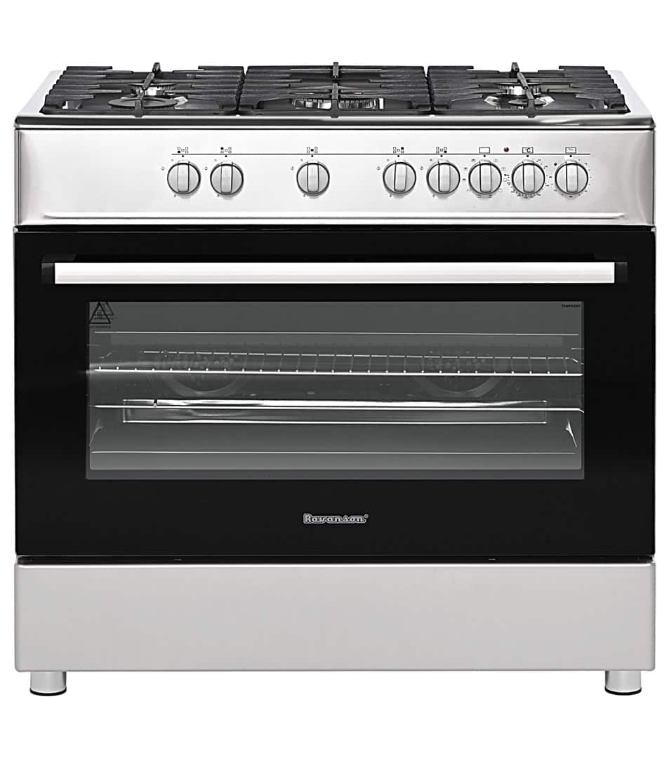 Kuchnia gazowo elektryczna Ravanson KWGE-K90A Cheff (inox) — zdjęcie 1 z 6