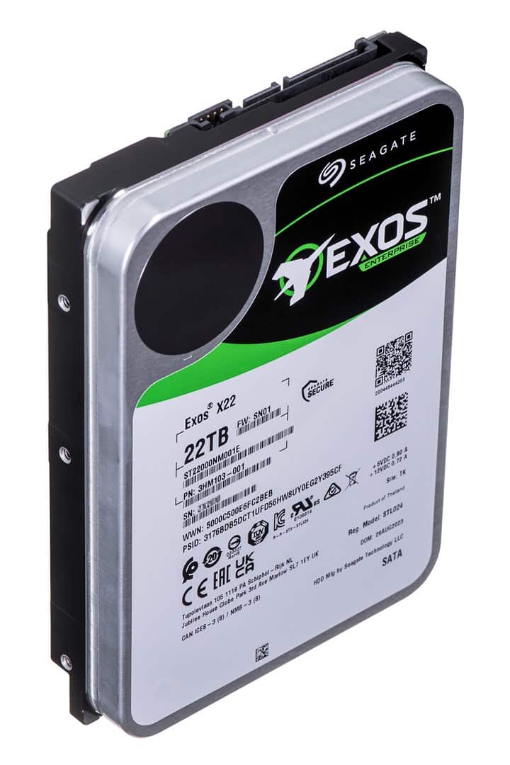 Dysk twardy HDD Seagate Exos 22TB 3,5" SATA ST22000NM001E — zdjęcie 1 z 4