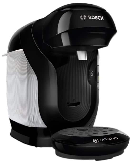 Ekspres kapsułkowy TASSIMO BOSCH TAS112E - 1400W, czarny — zdjęcie 1 z 8
