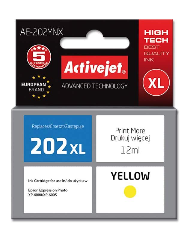 Activejet AE-202YNX Tusz 12 ml dla Epson
