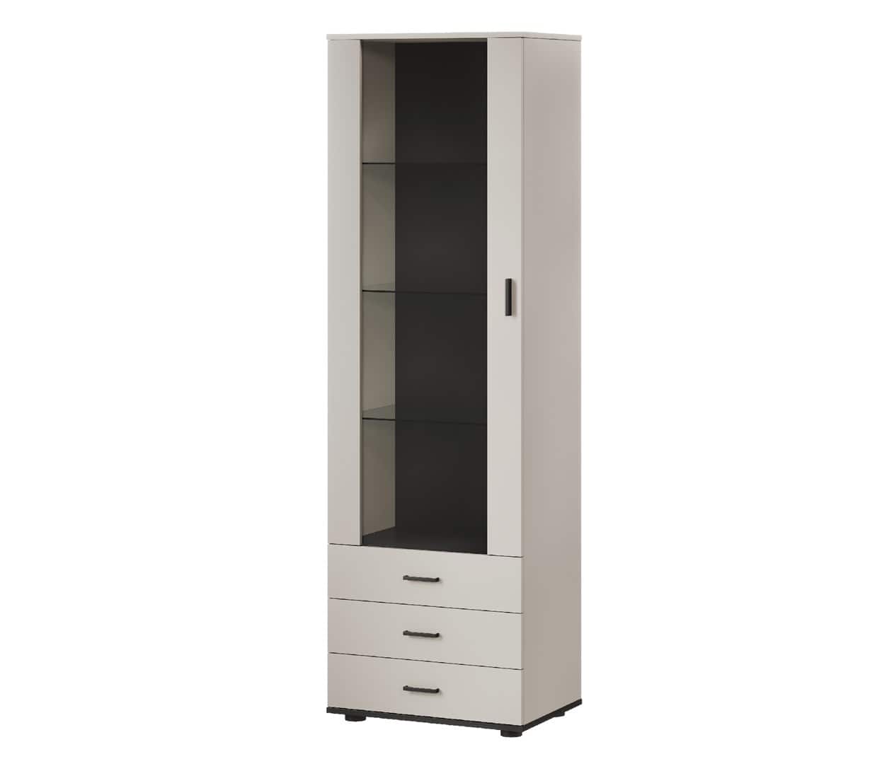 Witryna S1 SOHO 60x41x192 kaszmir+ czarny — zdjęcie 1 z 4