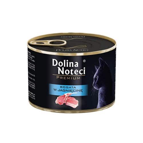 DOLINA NOTECI Premium bogata w jagnięcinę - mokra karma dla kota - 185g