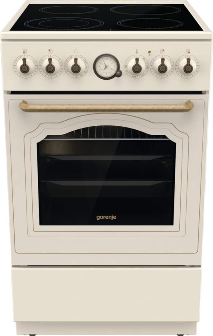 Kuchnia GORENJE GECS5B70CLI - Kość słoniowa — zdjęcie 1 z 8