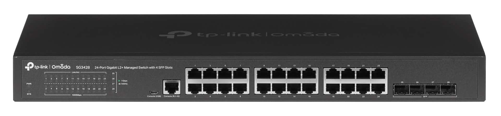 Switch TP-LINK TL-SG3428 1U Czarny — zdjęcie 1 z 8
