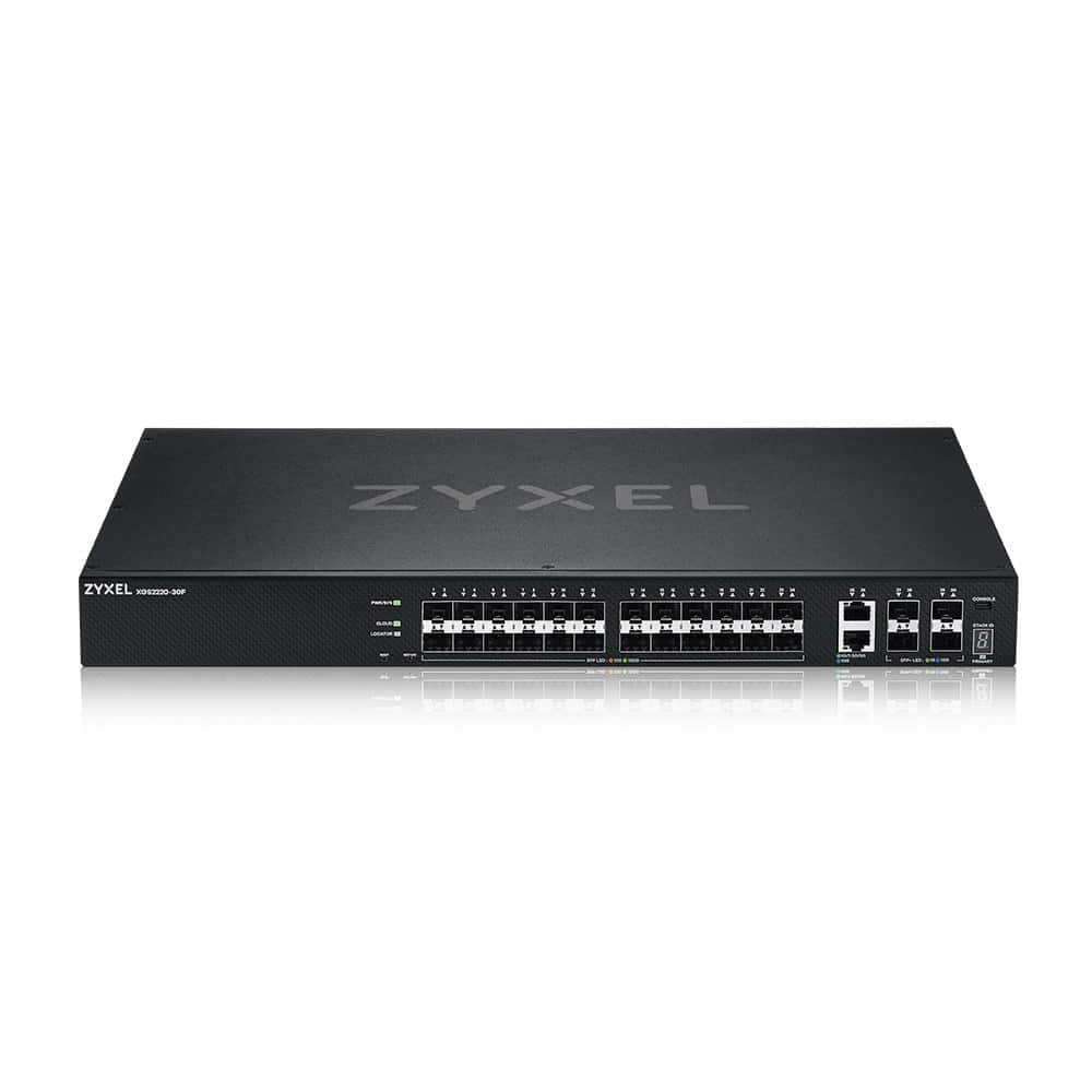 Switch Zyxel XGS2220-30F 30p Zarządzany Czarny — zdjęcie 1 z 6