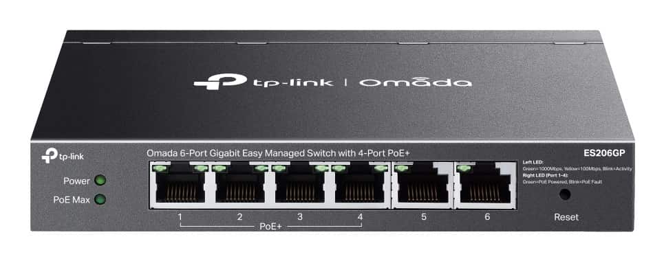 Switch TP-LINK ES206GP czarny — zdjęcie 1 z 5