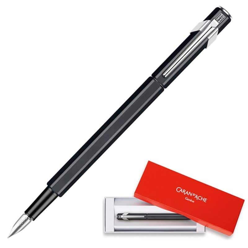Caran d’Ache Pióro wieczne 849, kolor czarny, stalówka EF. — zdjęcie 1 z 5