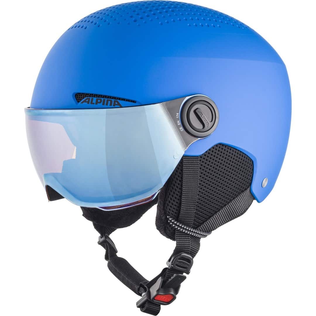 Kask narciarski ALPINA ZUPO VISOR Q-LITE BLUE 54-58 — zdjęcie 1 z 4