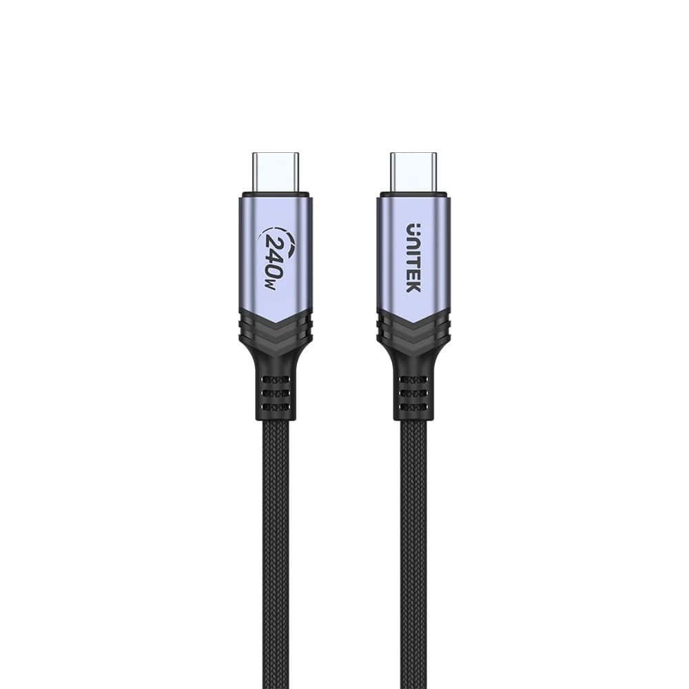 UNITEK KABEL USB-C 3.1, 240W, 2M — zdjęcie 1 z 3