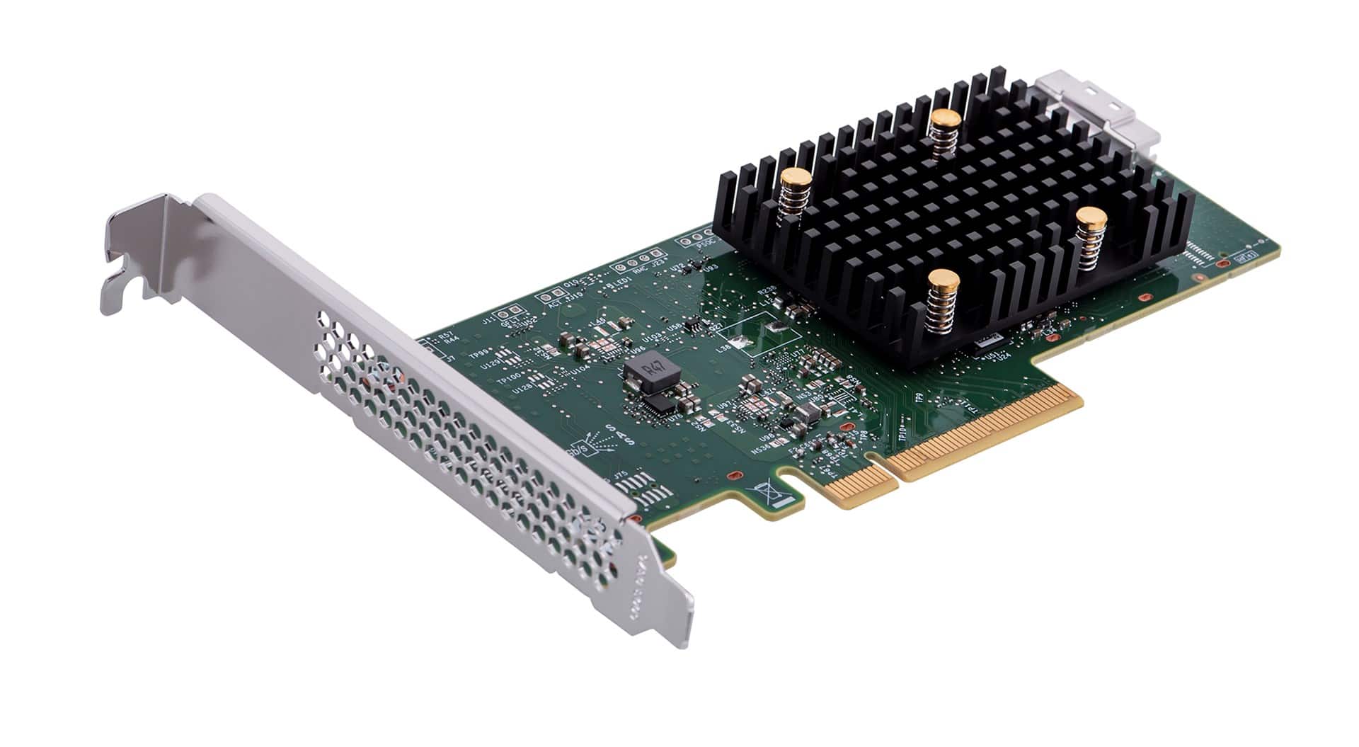 Broadcom karta HBA 9500-8i 12Gb/s SAS/SATA/NVMe PCIe 4.0, 1 x8 SFF-8654 — zdjęcie 1 z 5