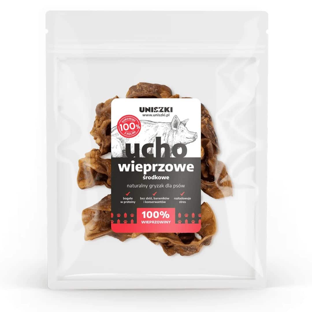 UNISZKI Ucho wieprzowe środkowe 200g — zdjęcie 1 z 2
